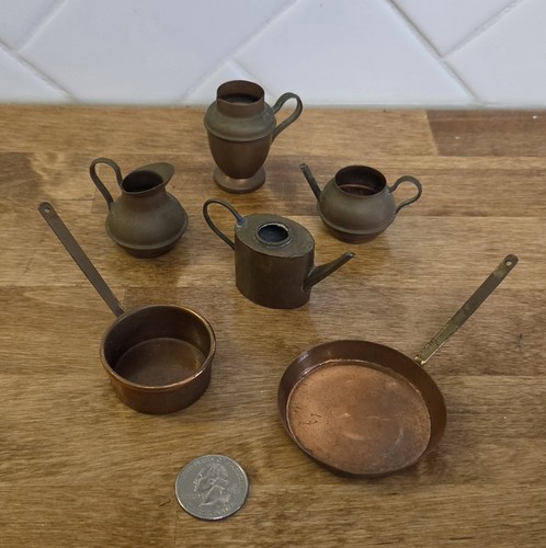 Set vintage mini copper - set, of