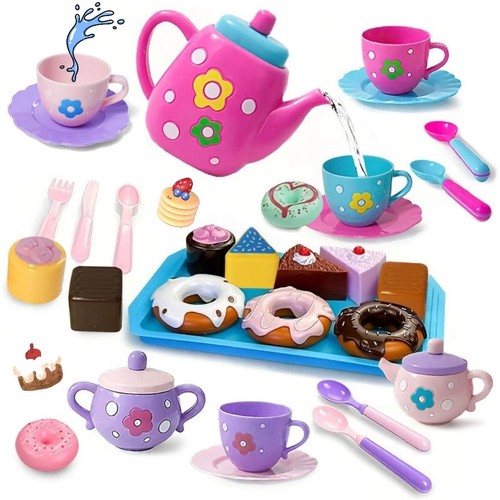Kids tea party set pretend - set,