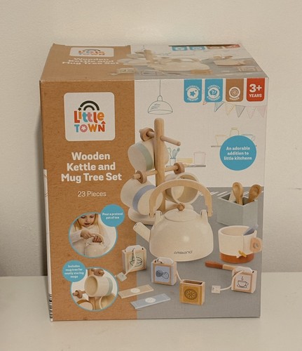 Aldi little town wooden kettle - little,