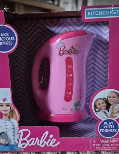 Barbie pink kitchen kettle - pink,