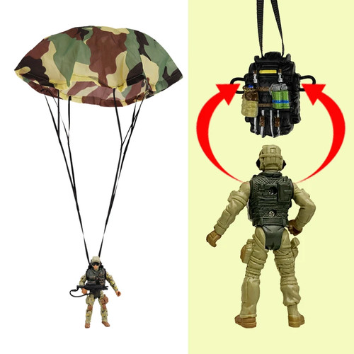 Parachute toy military soldier - military,